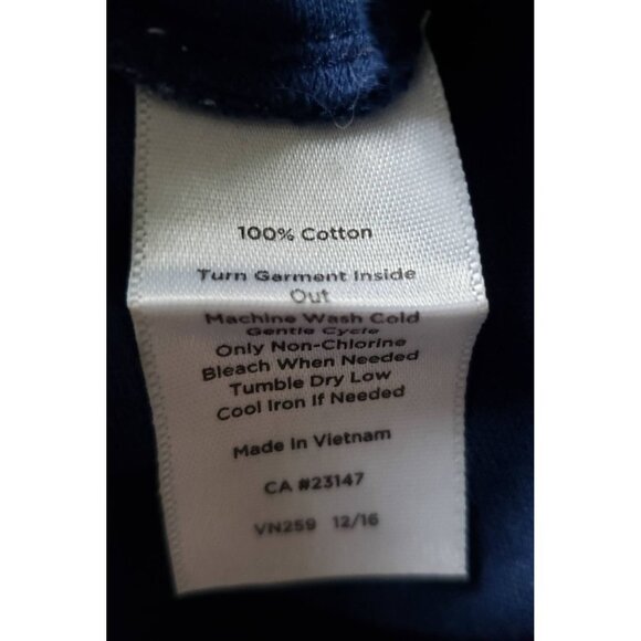 Talbot's Woman's Size XS Cotton Stretch knit Sun dress Red White Blue Sleeveless - Picture 6 of 6